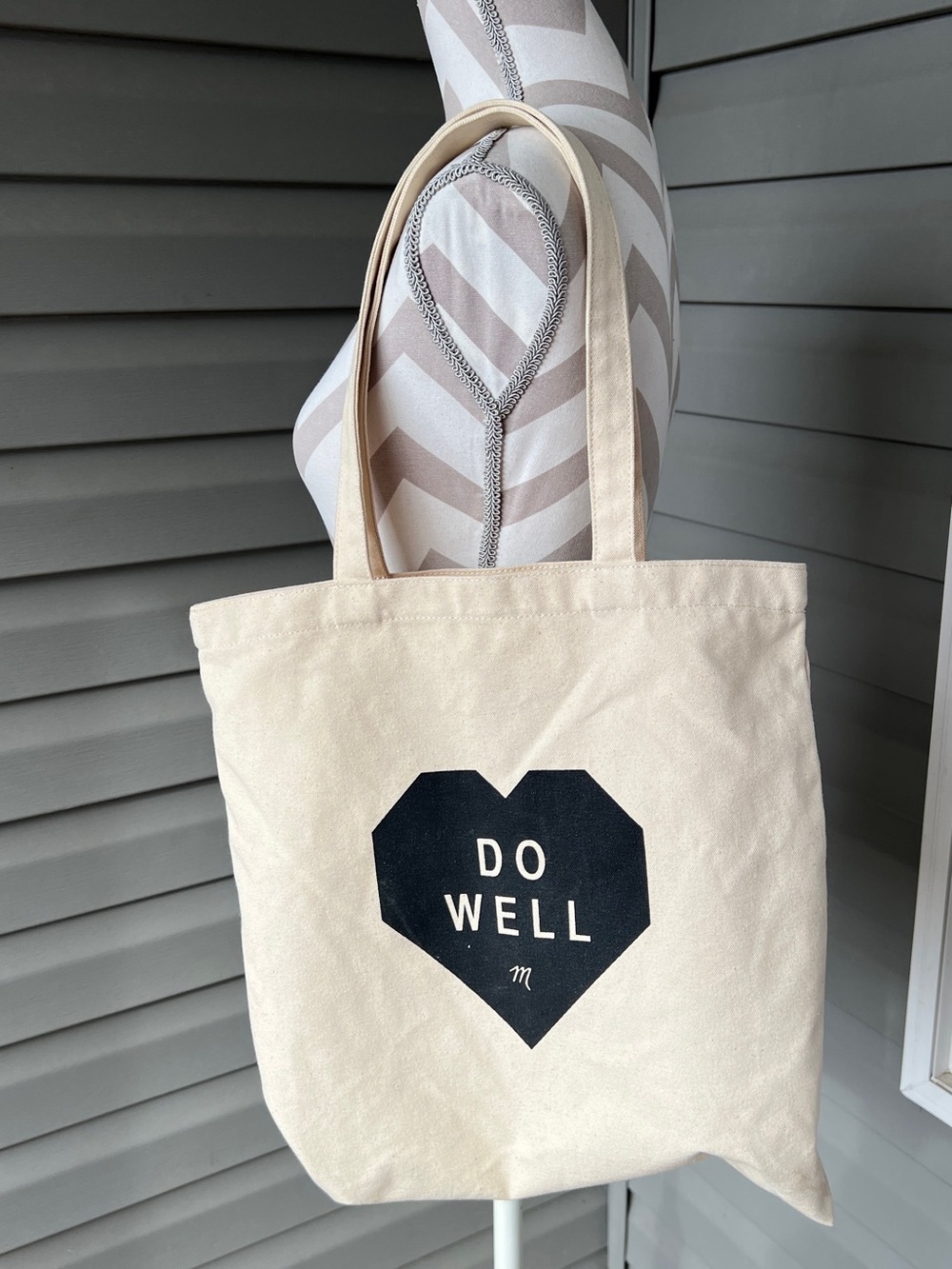 Madewell Do Well Canvas Tote Bag  Cream 15 X 15